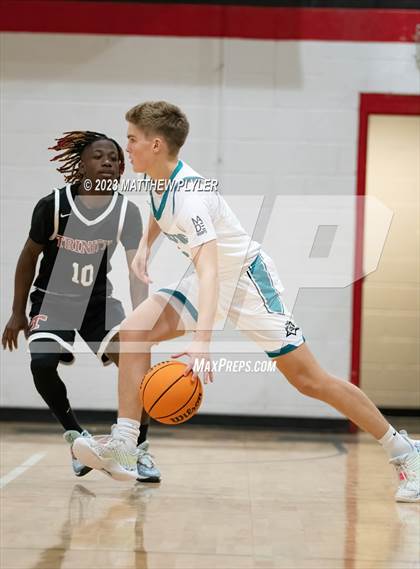 Thumbnail 1 in Trinity Christian vs. Atlantic Collegiate Academy (Dreamville Winter Showcase at Berean Academy) photogallery.