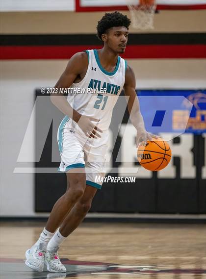 Thumbnail 3 in Trinity Christian vs. Atlantic Collegiate Academy (Dreamville Winter Showcase at Berean Academy) photogallery.