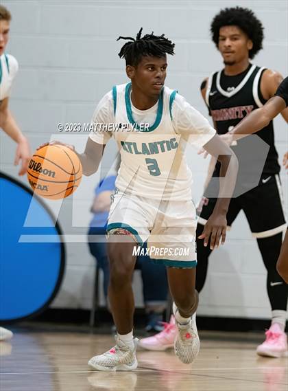 Thumbnail 2 in Trinity Christian vs. Atlantic Collegiate Academy (Dreamville Winter Showcase at Berean Academy) photogallery.