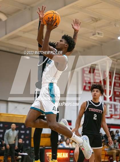 Thumbnail 2 in Trinity Christian vs. Atlantic Collegiate Academy (Dreamville Winter Showcase at Berean Academy) photogallery.