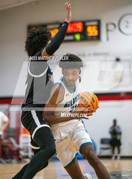 Thumbnail 2 in Trinity Christian vs. Atlantic Collegiate Academy (Dreamville Winter Showcase at Berean Academy) photogallery.
