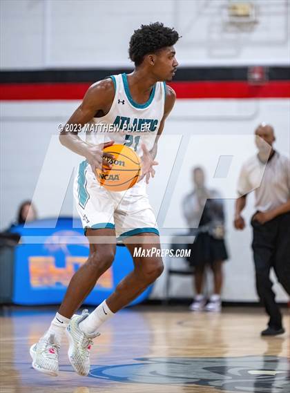 Thumbnail 1 in Trinity Christian vs. Atlantic Collegiate Academy (Dreamville Winter Showcase at Berean Academy) photogallery.