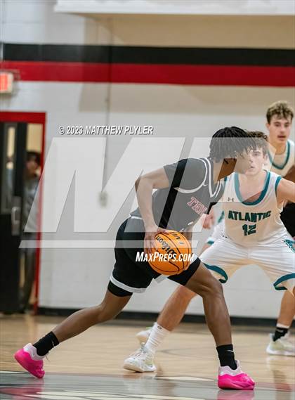 Thumbnail 1 in Trinity Christian vs. Atlantic Collegiate Academy (Dreamville Winter Showcase at Berean Academy) photogallery.