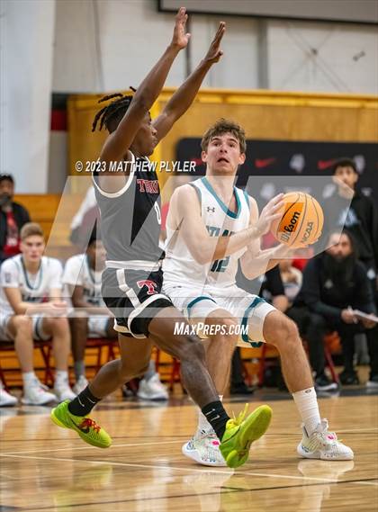 Thumbnail 2 in Trinity Christian vs. Atlantic Collegiate Academy (Dreamville Winter Showcase at Berean Academy) photogallery.