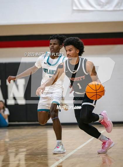 Thumbnail 3 in Trinity Christian vs. Atlantic Collegiate Academy (Dreamville Winter Showcase at Berean Academy) photogallery.