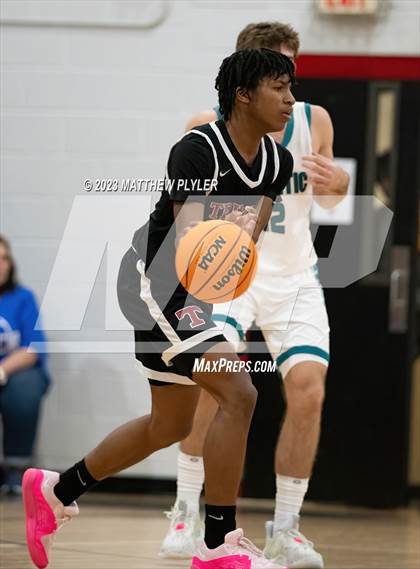 Thumbnail 1 in Trinity Christian vs. Atlantic Collegiate Academy (Dreamville Winter Showcase at Berean Academy) photogallery.