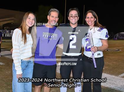 Thumbnail 1 in Yuma Catholic @ Northwest Christian (Senior Night) photogallery.