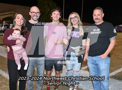 Thumbnail 1 in Yuma Catholic @ Northwest Christian (Senior Night) photogallery.