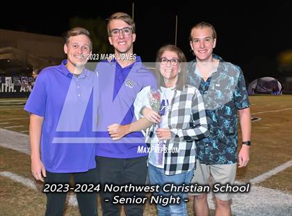 Thumbnail 1 in Yuma Catholic @ Northwest Christian (Senior Night) photogallery.