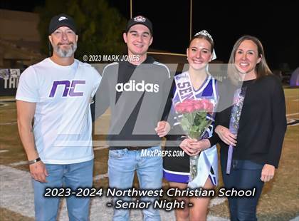 Thumbnail 1 in Yuma Catholic @ Northwest Christian (Senior Night) photogallery.