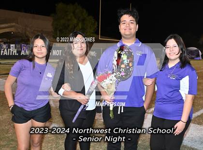 Thumbnail 3 in Yuma Catholic @ Northwest Christian (Senior Night) photogallery.