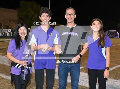 Thumbnail 1 in Yuma Catholic @ Northwest Christian (Senior Night) photogallery.