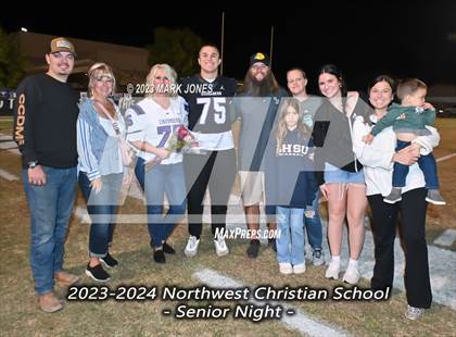 Thumbnail 2 in Yuma Catholic @ Northwest Christian (Senior Night) photogallery.