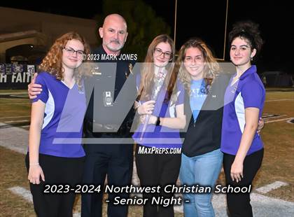 Thumbnail 3 in Yuma Catholic @ Northwest Christian (Senior Night) photogallery.