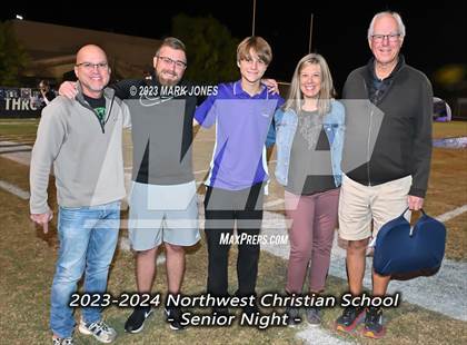 Thumbnail 1 in Yuma Catholic @ Northwest Christian (Senior Night) photogallery.