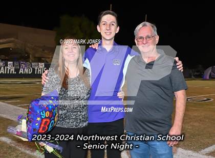 Thumbnail 3 in Yuma Catholic @ Northwest Christian (Senior Night) photogallery.