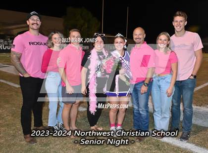 Thumbnail 1 in Yuma Catholic @ Northwest Christian (Senior Night) photogallery.