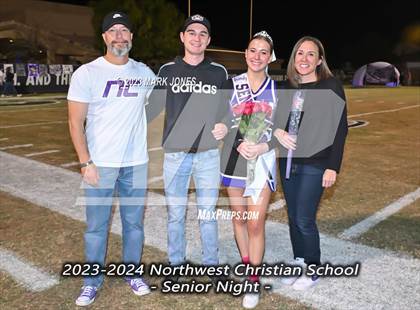 Thumbnail 3 in Yuma Catholic @ Northwest Christian (Senior Night) photogallery.
