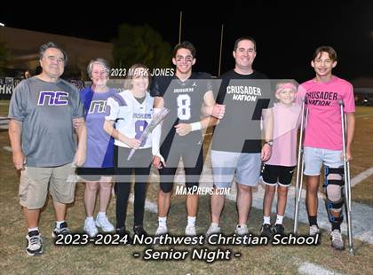 Thumbnail 2 in Yuma Catholic @ Northwest Christian (Senior Night) photogallery.