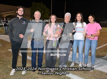 Thumbnail 1 in Yuma Catholic @ Northwest Christian (Senior Night) photogallery.