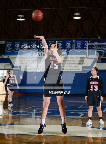 Thumbnail 3 in Campbell Hall vs Glendale (San Marino Tournament) photogallery.