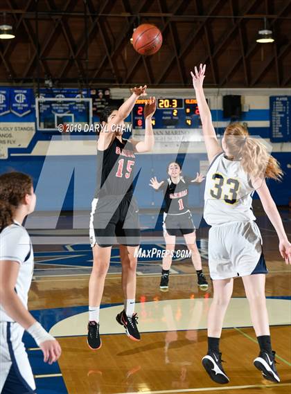 Thumbnail 3 in Campbell Hall vs Glendale (San Marino Tournament) photogallery.