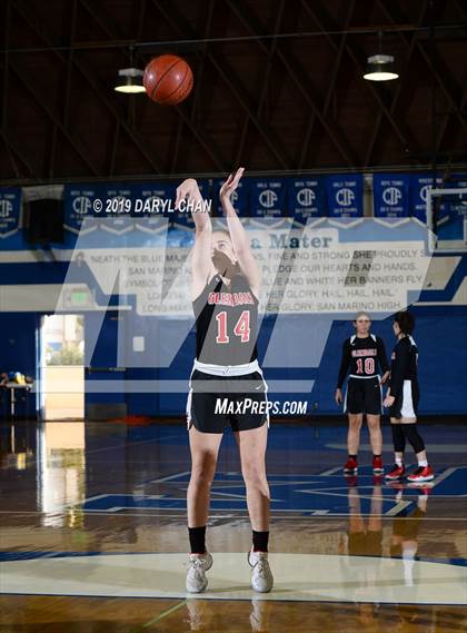 Thumbnail 1 in Campbell Hall vs Glendale (San Marino Tournament) photogallery.