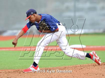 Thumbnail 2 in Bishop Dunne @ Prestonwood Christian (McLain/Cowart Tournament) photogallery.