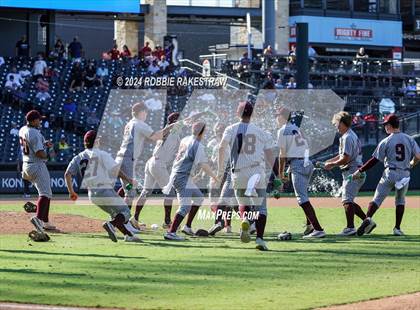 Thumbnail 3 in Flower Mound vs. Pearland (UIL 6A Baseball Semifinal) photogallery.