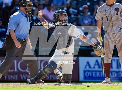 Thumbnail 1 in Flower Mound vs. Pearland (UIL 6A Baseball Semifinal) photogallery.