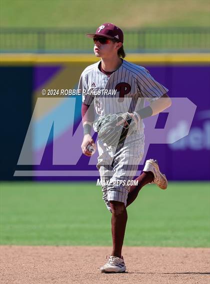 Thumbnail 3 in Flower Mound vs. Pearland (UIL 6A Baseball Semifinal) photogallery.
