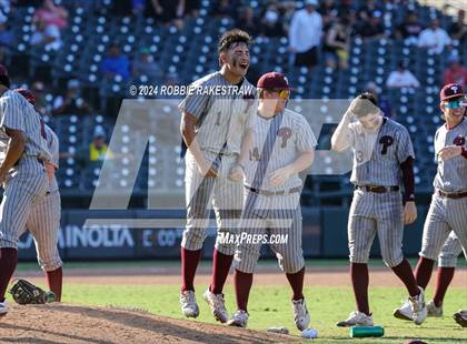 Thumbnail 3 in Flower Mound vs. Pearland (UIL 6A Baseball Semifinal) photogallery.