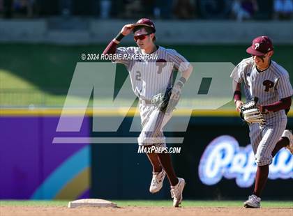 Thumbnail 1 in Flower Mound vs. Pearland (UIL 6A Baseball Semifinal) photogallery.