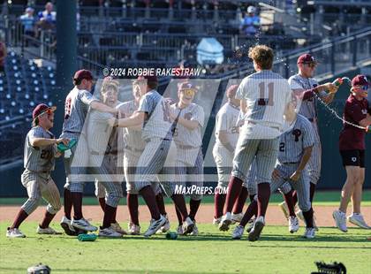 Thumbnail 3 in Flower Mound vs. Pearland (UIL 6A Baseball Semifinal) photogallery.