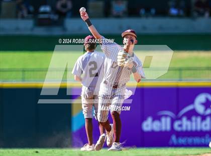 Thumbnail 3 in Flower Mound vs. Pearland (UIL 6A Baseball Semifinal) photogallery.