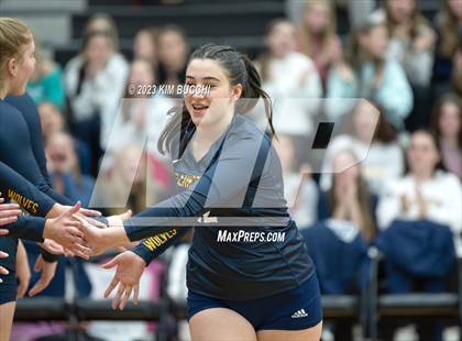 Thumbnail 3 in Clarkston vs. Hartland (MHSAA Division 1 Regional Semifinal) photogallery.