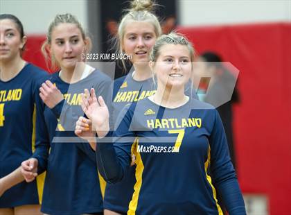 Thumbnail 1 in Clarkston vs. Hartland (MHSAA Division 1 Regional Semifinal) photogallery.