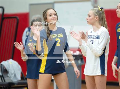 Thumbnail 2 in Clarkston vs. Hartland (MHSAA Division 1 Regional Semifinal) photogallery.