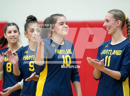 Thumbnail 1 in Clarkston vs. Hartland (MHSAA Division 1 Regional Semifinal) photogallery.