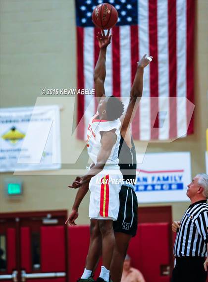 Thumbnail 2 in Corona del Sol vs Moreau Catholic (Hoophall West Invitational) photogallery.