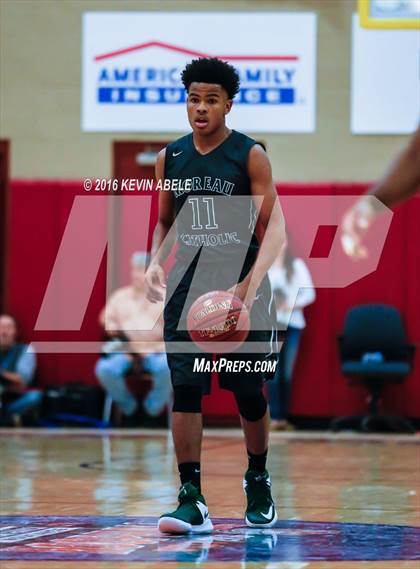 Thumbnail 1 in Corona del Sol vs Moreau Catholic (Hoophall West Invitational) photogallery.