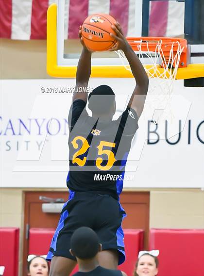 Thumbnail 1 in Shadow Mountain vs. Simeon (Hoophall West Tournament)  photogallery.