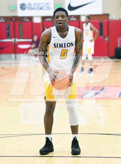 Thumbnail 2 in Shadow Mountain vs. Simeon (Hoophall West Tournament)  photogallery.