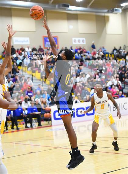 Thumbnail 3 in Shadow Mountain vs. Simeon (Hoophall West Tournament)  photogallery.