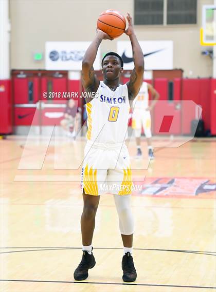 Thumbnail 3 in Shadow Mountain vs. Simeon (Hoophall West Tournament)  photogallery.