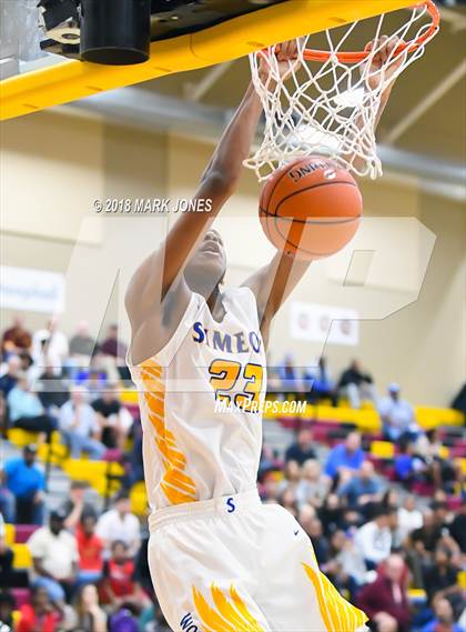 Thumbnail 3 in Shadow Mountain vs. Simeon (Hoophall West Tournament)  photogallery.