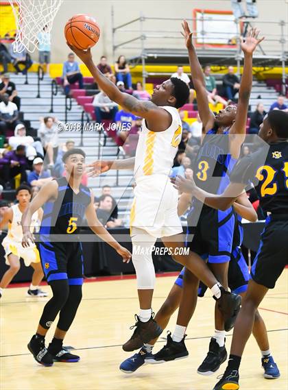 Thumbnail 1 in Shadow Mountain vs. Simeon (Hoophall West Tournament)  photogallery.