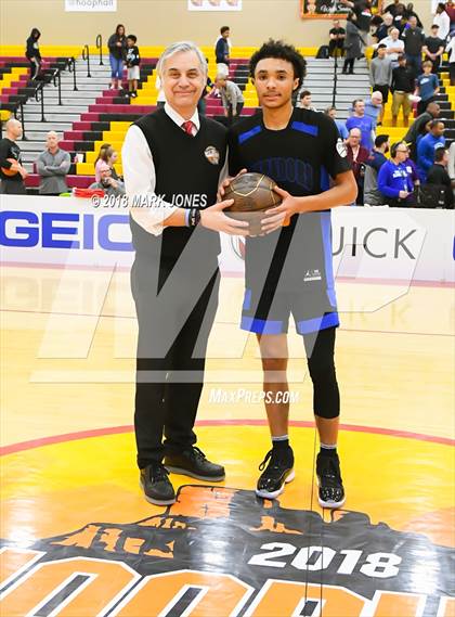 Thumbnail 3 in Shadow Mountain vs. Simeon (Hoophall West Tournament)  photogallery.