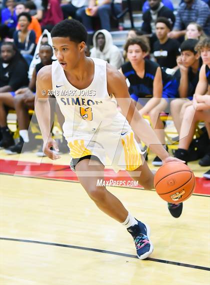 Thumbnail 2 in Shadow Mountain vs. Simeon (Hoophall West Tournament)  photogallery.