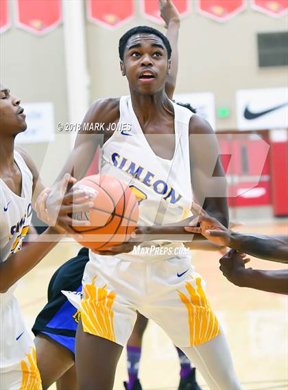 Thumbnail 1 in Shadow Mountain vs. Simeon (Hoophall West Tournament)  photogallery.